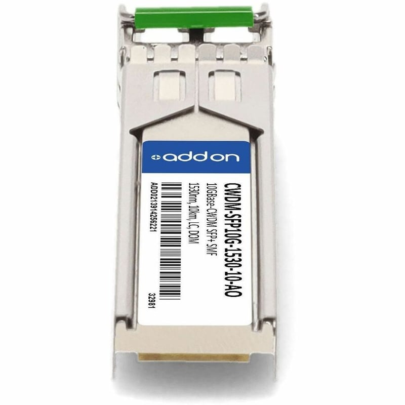 AddOn Cisco® CWDM-SFP10G-1530-10 Compatible TAA 10GBase-CWDM SFP+ Transceiver (SMF, 1530nm, 10km, LC, DOM) - Thumbnail 4
