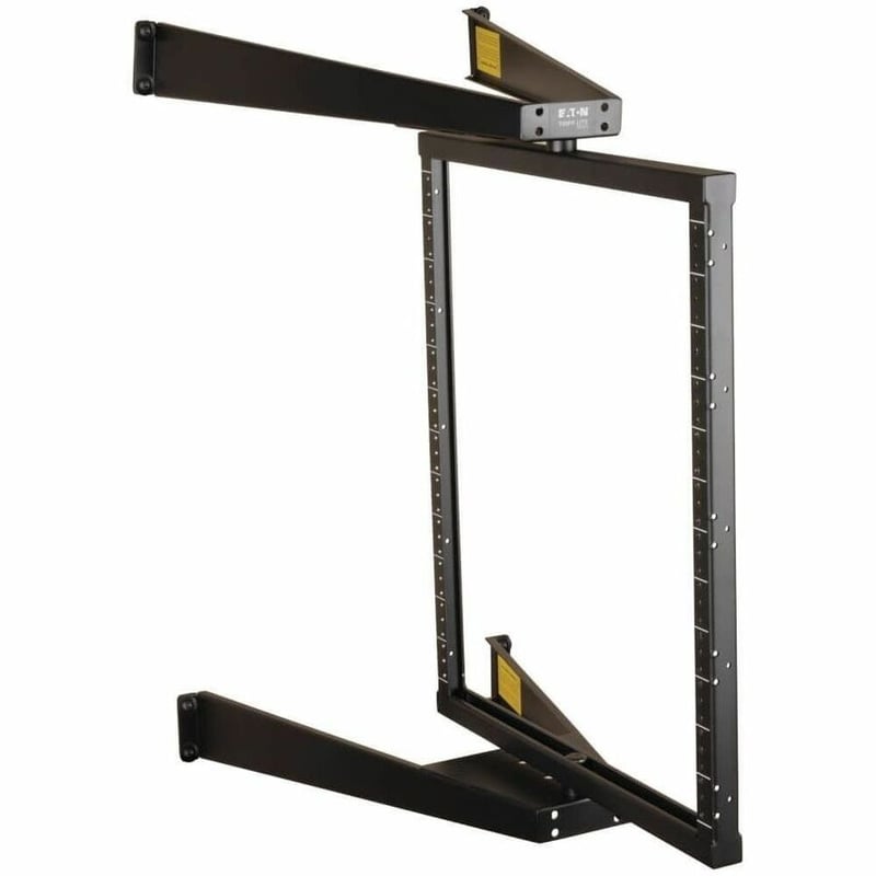 Tripp Lite by Eaton SmartRack 12U Flat-Pack Low-Profile Switch-Depth Wall-Mount Pivoting 2-Post Open Frame Rack - Thumbnail 3