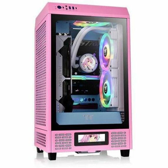 Thermaltake The Tower 200 Bubble Pink Mini Chassis - Thumbnail 2