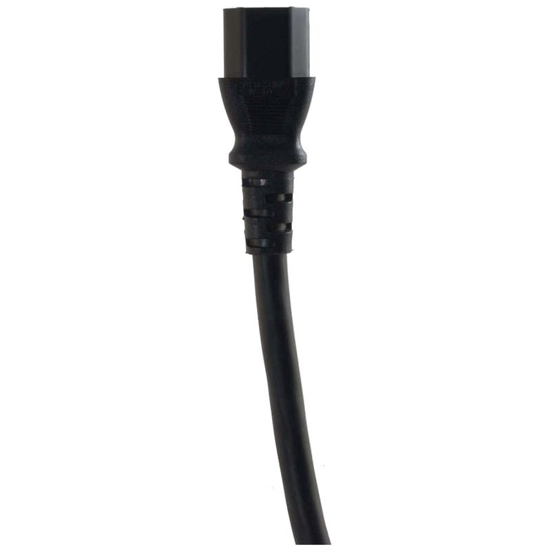 C2G 25ft 14 AWG Hospital Grade Power Cord (NEMA 5-15P to IEC320C13) - Black - Thumbnail 4