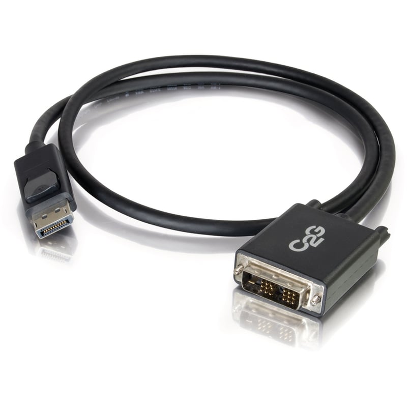 C2G 6ft DisplayPort to DVI Cable - DP to DVI Adapter Cable - M/M - Thumbnail 2