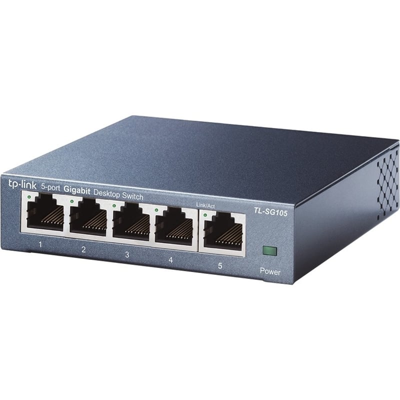 TP-LINK TL-SG105 - 5 Port Gigabit Unmanaged Ethernet Network Switch - Thumbnail 2