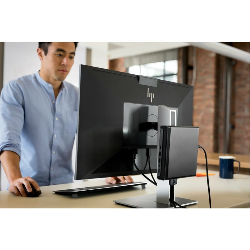 HP EliteDesk 800 G6 Desktop Computer - Intel Core i7 10th Gen i7-10700T Hexa-core (6 Core) 2 GHz - 16 GB RAM DDR4 SDRAM - 256 GB M.2 PCI Express NVMe SSD - Desktop Mini