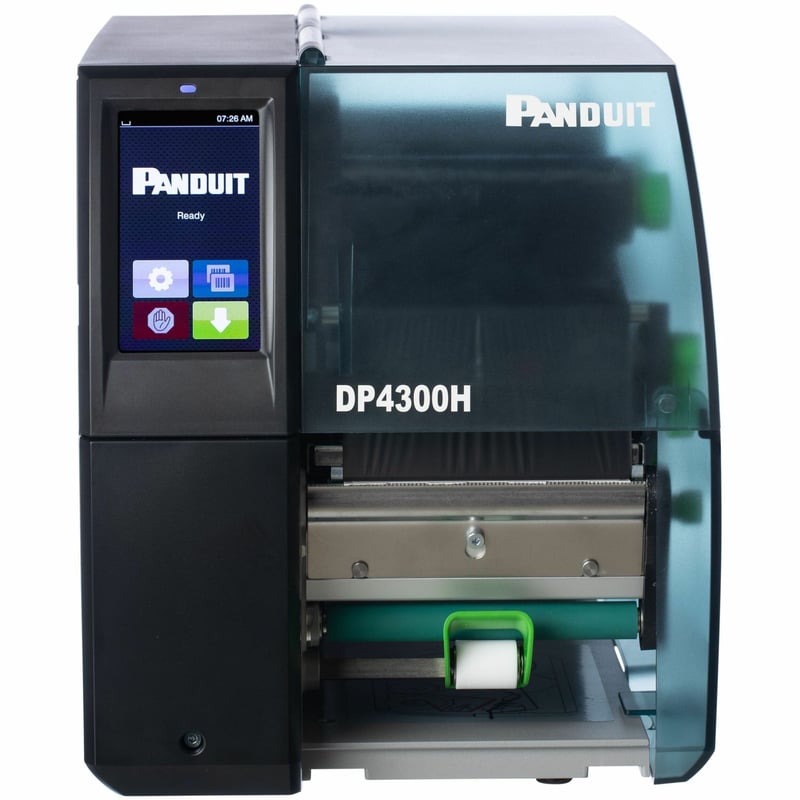 Panduit DP4300H Desktop Thermal Transfer Printer - Monochrome - Label Print - Ethernet - USB - Serial - US - Thumbnail 1