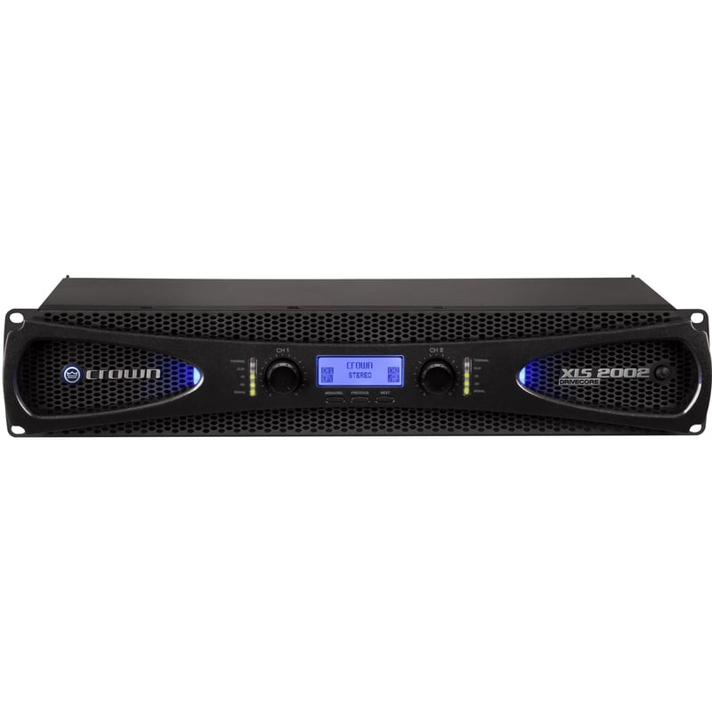 Crown XLS DriveCore 2 XLS 2002 Amplifier - 1300 W RMS - 2 Channel - Thumbnail 1