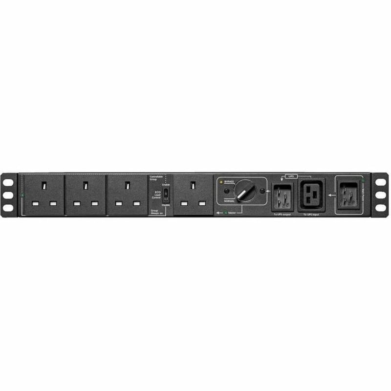 Eaton Tripp Lite Series 220-240V 13A Single-Phase Hot-Swap PDU with Manual Bypass - 4 BS1363 Outlets, C20 & BS1363 Inputs, Rack/Wall - Thumbnail 5