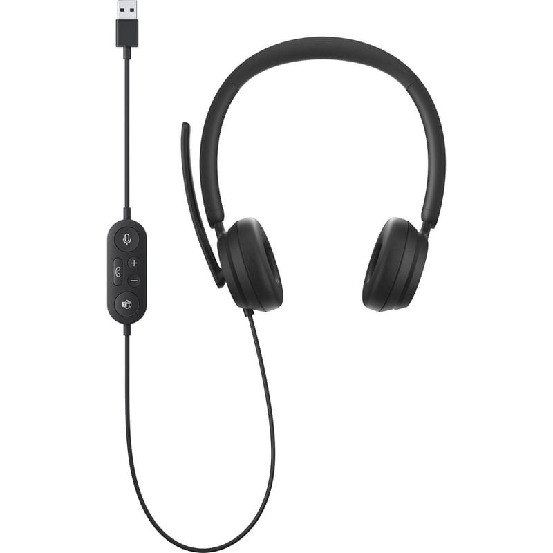 INCASE MODERN USB HEADSET DESIGNED BY MICROSOFT - BLACK - Thumbnail 3