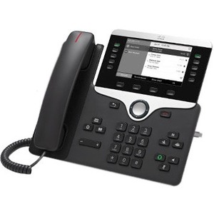 Cisco 8811 IP Phone - Refurbished - Wall Mountable - Black - Thumbnail 1