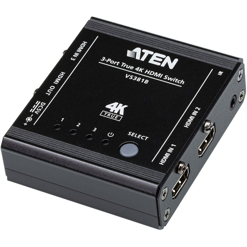 ATEN 3-Port True 4K HDMI Switch - Thumbnail 1