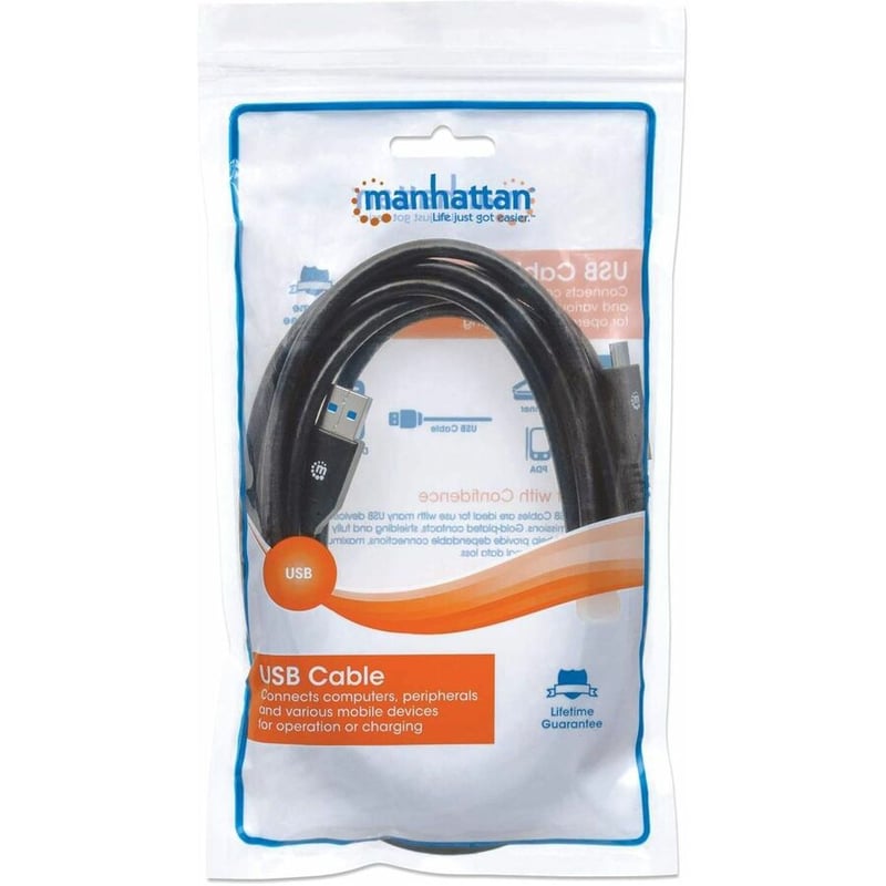 MANHATTAN 10 USB 3.1 A TO C CABLE - Thumbnail 2