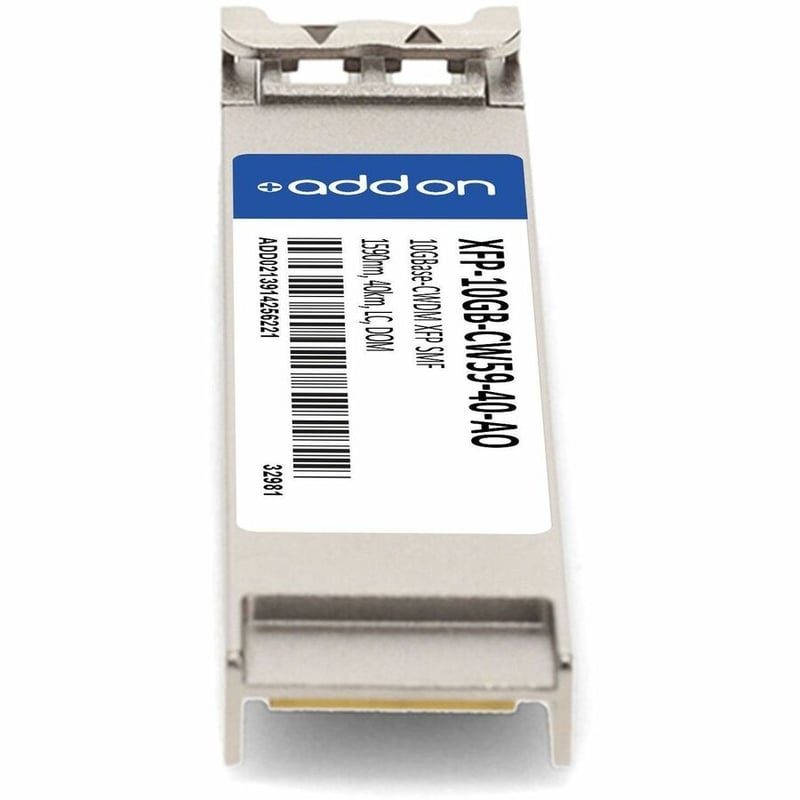AddOn MSA and TAA 10GBase-CWDM XFP Transceiver (SMF, 1590nm, 40km, LC, DOM) - Thumbnail 4
