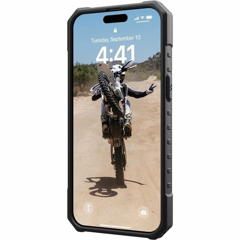 Urban Armor Gear Pathfinder iPhone 15 Pro Max Case - Black - Thumbnail 3