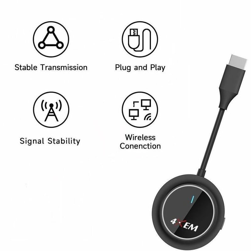 SCREENCAST HDMI TO HDMI USB-C 1080P WIRELESS DISPLAY TRANSMITTER - Thumbnail 4