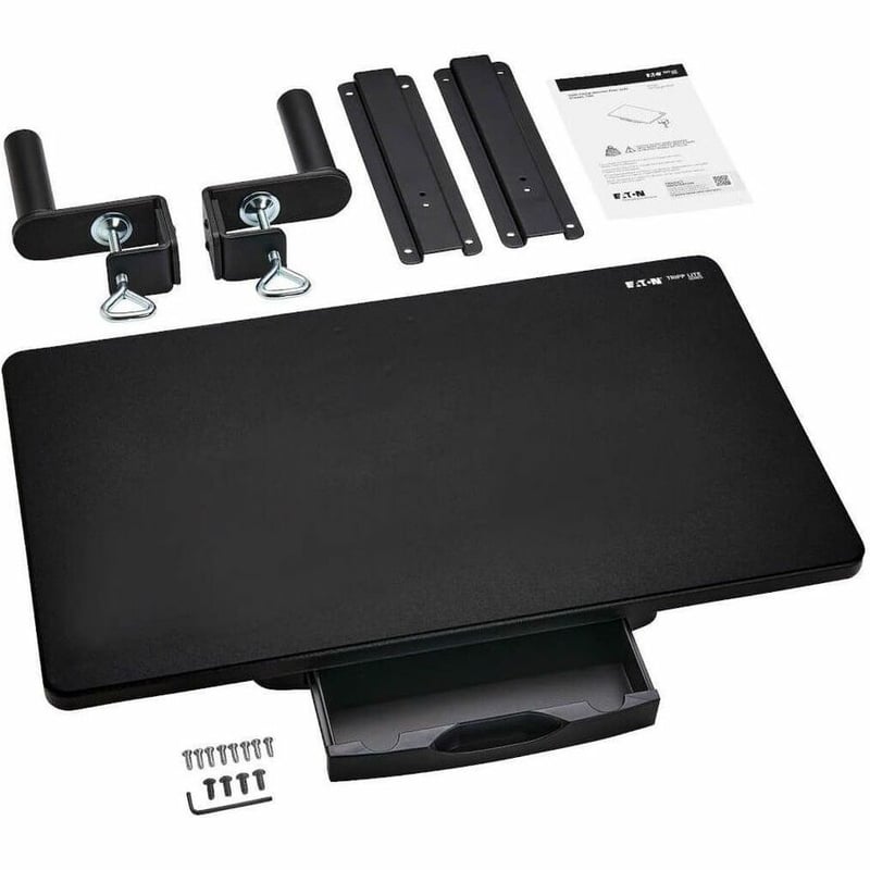 Eaton Tripp Lite Series Desk-Clamp Monitor Riser with Storage Drawer, TAA