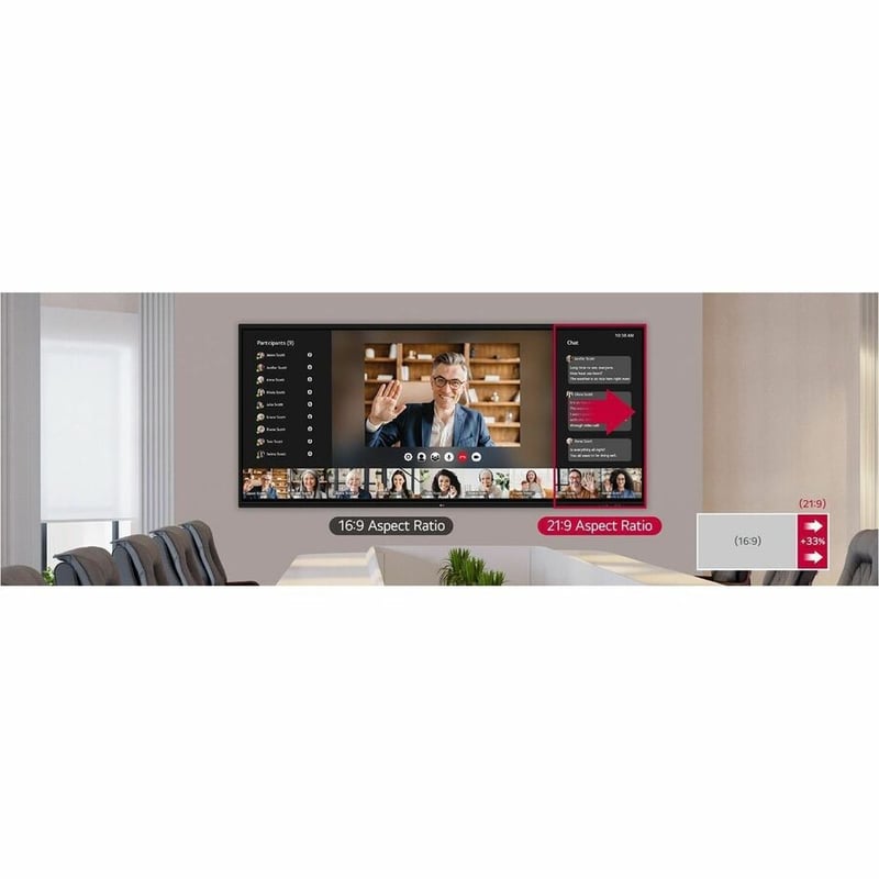 105IN LCD TOUCH 5120X2160 5K CREATBOARD 50PT ANDROID 13 WIFI/BT - Thumbnail 3