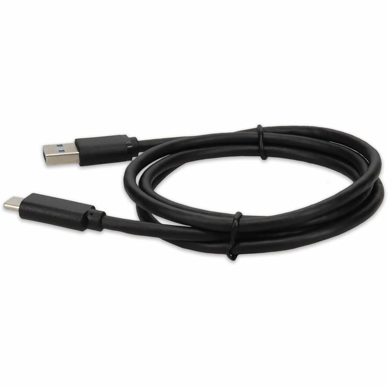 AddOn 3.0m (9.8ft) USB 3.1 Type (C) Male to USB 3.0 (A) Male Black Cable - Thumbnail 2