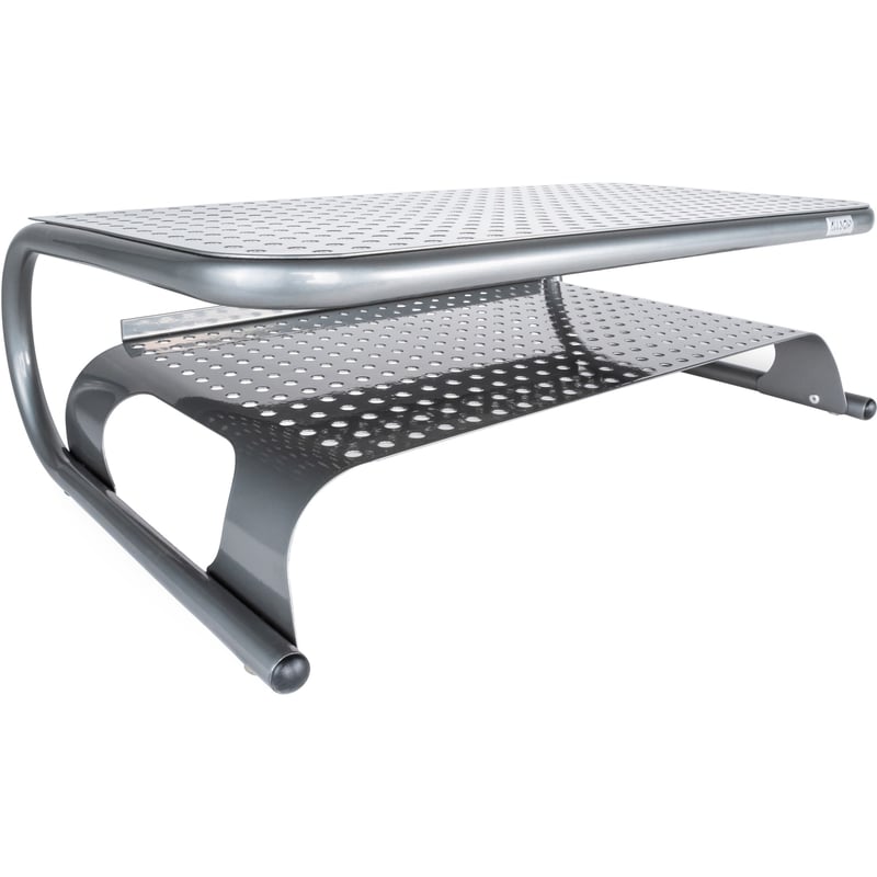 Allsop Metal Art Printer Stand 18 x 9.75 Wide Platform - Pewter (27873) - Thumbnail 1