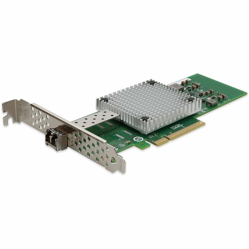 AddOn QLogic® QLE8240-SR-CK Comparable 10Gbs Single Open SFP+ Port 300m MMF PCIe 2.0 x8 Network Interface Card w/10GBase-SR SFP+ Transceiver - Thumbnail 1