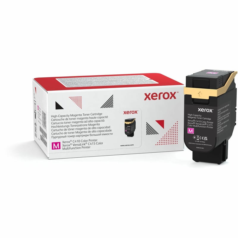 Xerox Original High Yield Laser Toner Cartridge - Box - Return Program - Magenta - 1 Pack