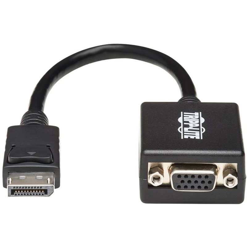 Tripp Lite by Eaton DisplayPort to VGA Active Adapter Video Converter (M/F) 6-in. (15.24 cm) 50 Pack - Thumbnail 2