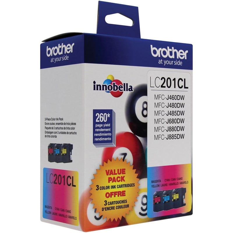 Brother Genuine Innobella LC201BK Black Ink Cartridge - Thumbnail 2