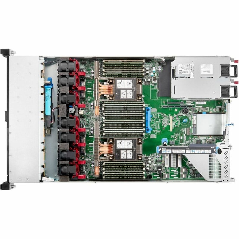 HPE ProLiant DL360 G10 Plus 1U Rack Server - 1 x Intel Xeon Silver 4310 2.10 GHz - 32 GB RAM - 960 GB SSD - (2 x 480GB) SSD Configuration - 12Gb/s SAS Controller - Thumbnail 2