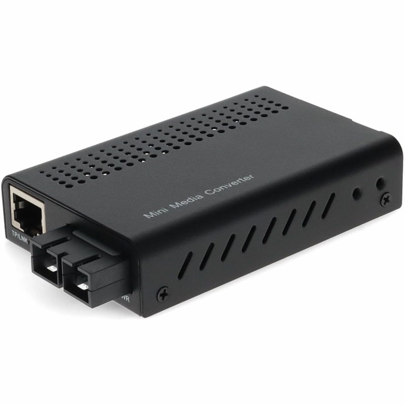 AddOn 10/100/1000Base-TX(RJ-45) to 1000Base-FX(SC) MMF 1310nm 2km Mini Media Converter - Thumbnail 1