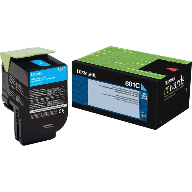 Lexmark Unison 801C Toner Cartridge - Thumbnail 1