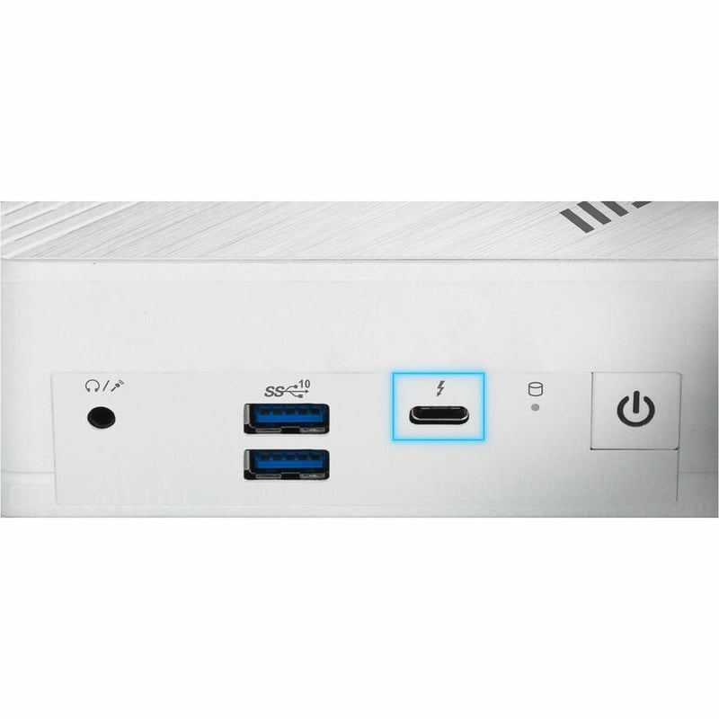 MSI Cubi 5 Cubi 5 12M-266US Desktop Computer - Intel Core i3 12th Gen i3-1215U Hexa-core (6 Core) - 8 GB RAM DDR4 SDRAM - 1 TB M.2 PCI Express NVMe SSD - Mini PC - Thumbnail 3