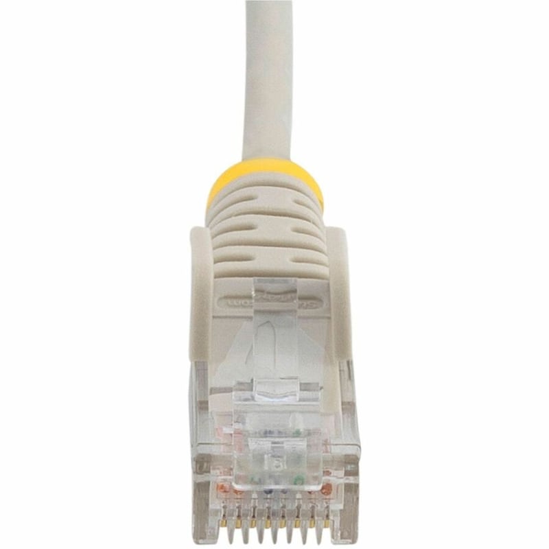 StarTech.com 6 in CAT6 Cable - Slim CAT6 Patch Cord - Gray Snagless RJ45 Connectors - Gigabit Ethernet Cable - 28 AWG - LSZH (N6PAT6INGRS)