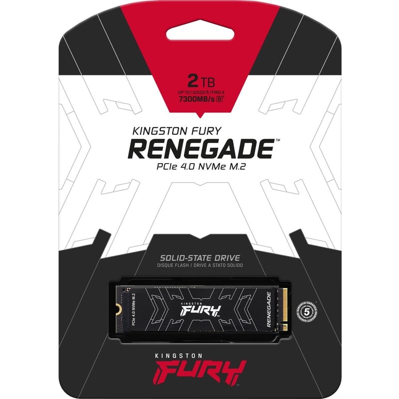 Kingston FURY Renegade 2 TB Solid State Drive - M.2 2280 Internal - PCI Express NVMe (PCI Express NVMe 4.0 x4) - Thumbnail 2