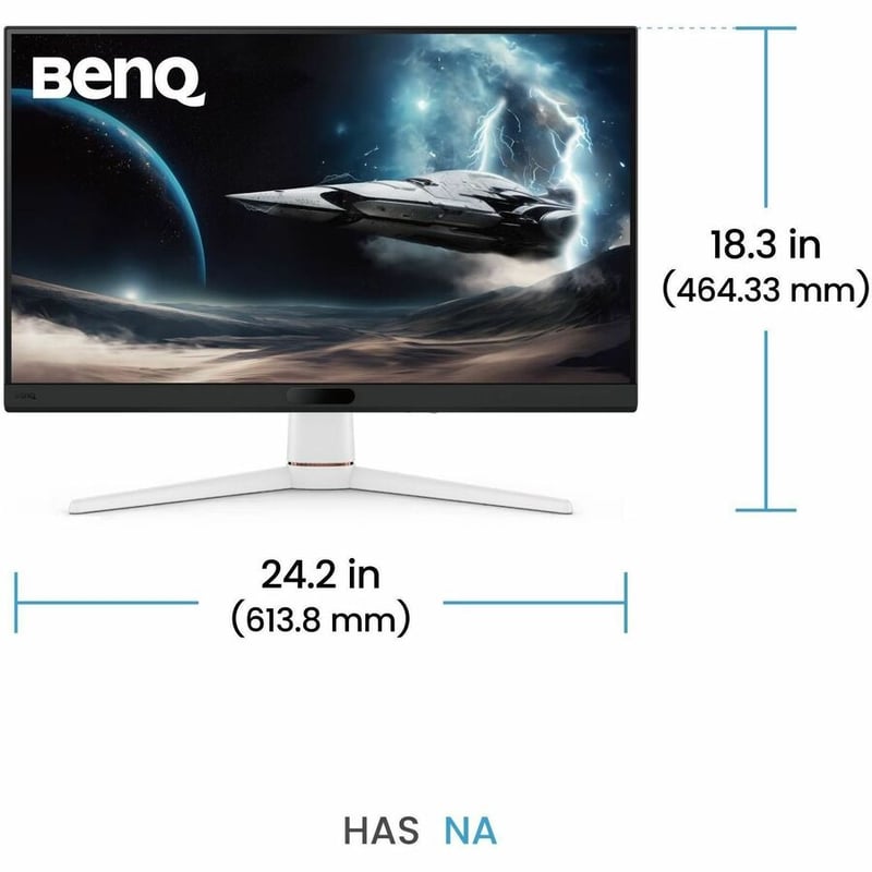 BENQ 27IN 1080P IPS 165HZ WHITE1920X10801MS2.5WX299SRGB - Thumbnail 3