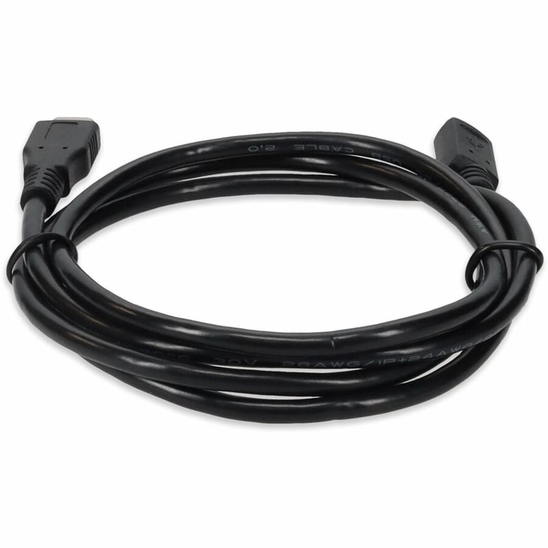 5-Pack of 3ft (1m) USB-C 3.1 Male to Micro USB-B 2.0 Male Black Adapter Cable - Thumbnail 4