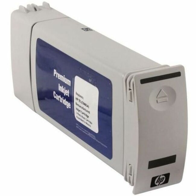 WF Remanufactured High Yield Photo Black Wide Format Ink Cartridge for HP 91 (C9465A) - Thumbnail 1
