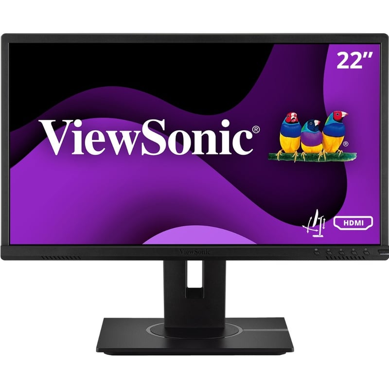 ViewSonic VG2240 22 Inch 1080p Ergonomic Monitor with Integrate USB Hub, HDMI, DisplayPort, VGA Inputs for Home and Office - Thumbnail 1