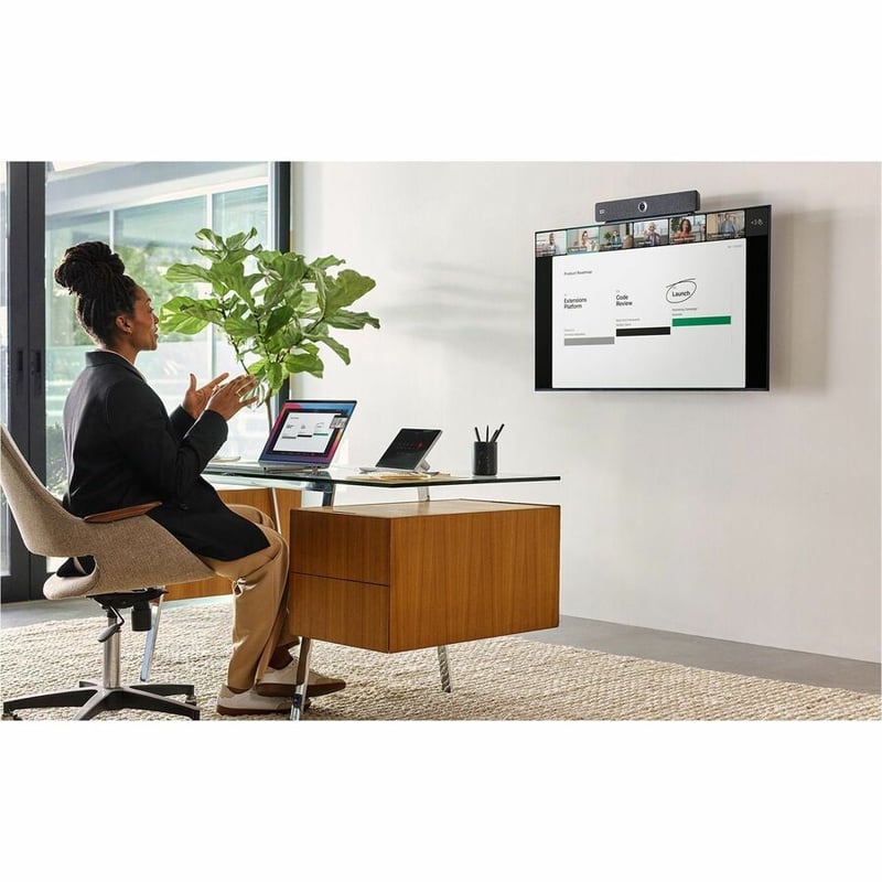 Cisco Webex Room Bar (First Light Color) with Table-stand Room Navigator - Thumbnail 2
