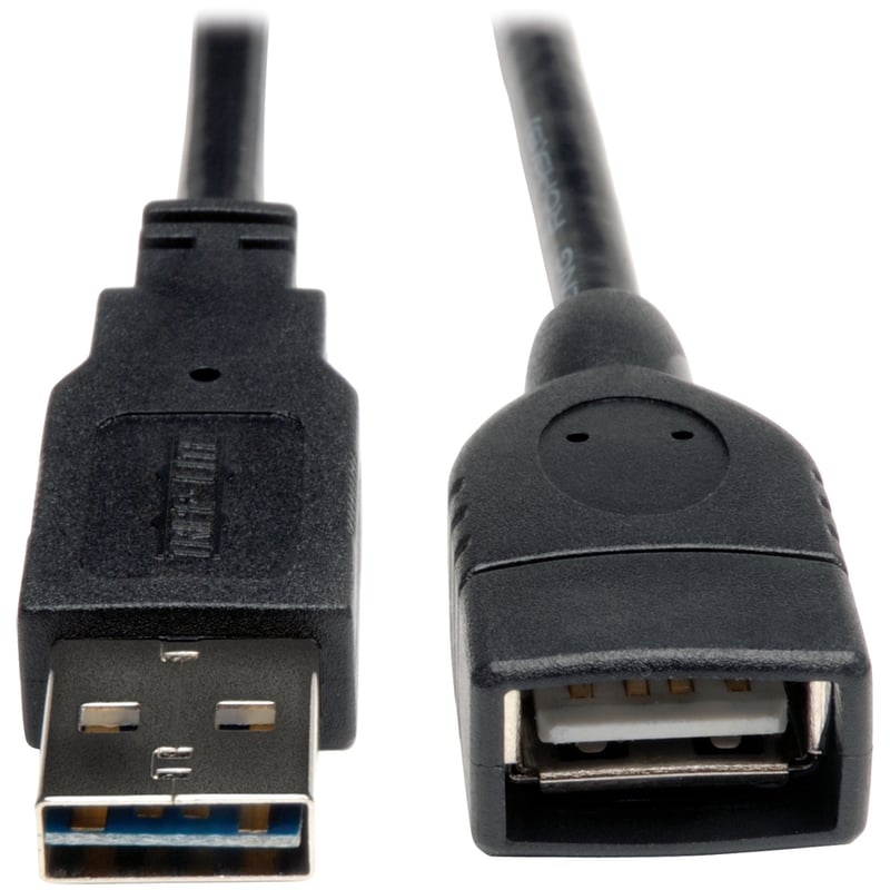 Eaton Tripp Lite Series Universal Reversible USB 2.0 Extension Cable (Reversible A to A M/F), 6 ft. (1.83 m) - Thumbnail 2