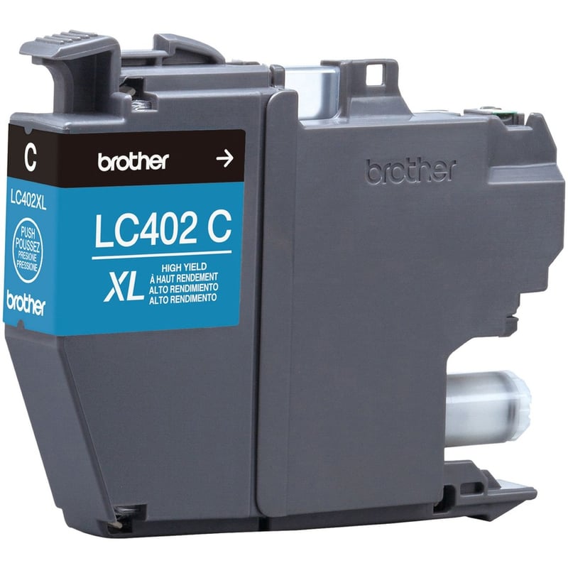 Brother LC402XLCS Original High Yield Inkjet Ink Cartridge - Cyan Pack - Thumbnail 4