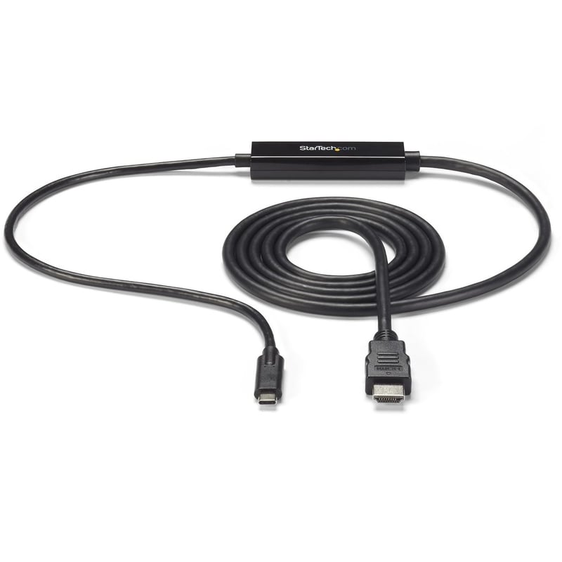 StarTech.com USB C to HDMI Cable - 3 ft / 1m - USB-C to HDMI 4K 60Hz - USB Type C to HDMI - Computer Monitor Cable - Thumbnail 4