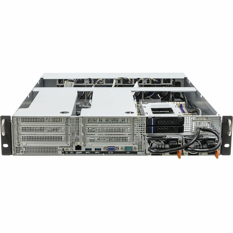 ASROCK RACK 2U2E-F/ROME2 2U RACKMOUNT SERVER BAREBONE DUAL SOCKET SP3 (LGA4094) - Thumbnail 2