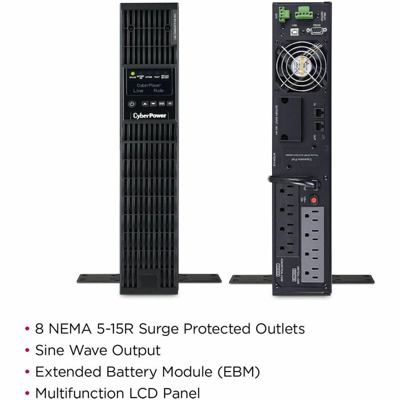 CyberPower OL1000RTXL2U Smart App Online UPS Systems - Thumbnail 2