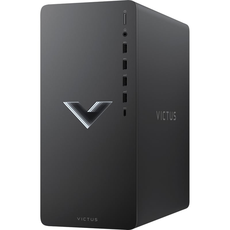 HP Victus TG02-0130 Gaming Desktop Computer - AMD Ryzen 7 5700G - 16 GB - 512 GB SSD - Tower - Mica Silver - Thumbnail 2