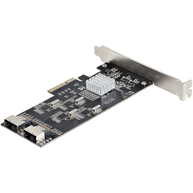 StarTech.com 8 Port SATA PCIe Card, PCI Express 6Gbps SATA Expansion Card with 4 Controllers, PCI-e x4 Gen 2 to SATA III Adapter Card - Thumbnail 2