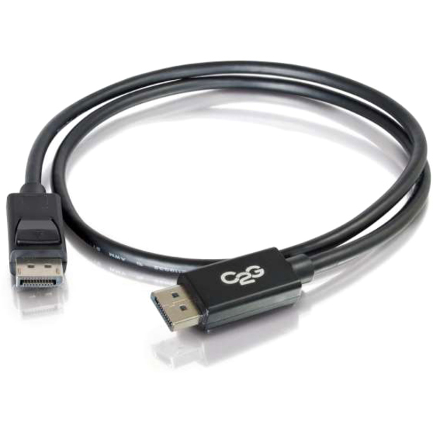 C2G 30ft 8K DisplayPort Cable with Latches - M/M - Thumbnail 2
