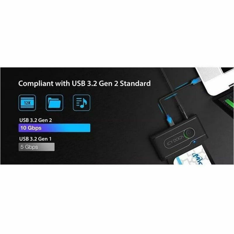 EZ-ADAPTER EX MB931U-1VB R1 USB-C+A GEN 2 10GBPS U.2 NVME SSD