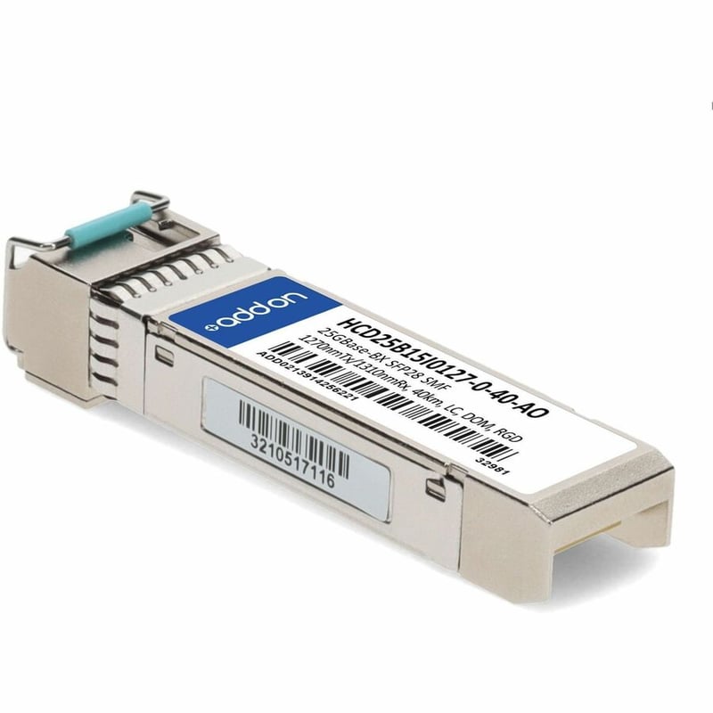 AddOn Fujitsu® HCD25B15I0127-0-40 Compatible TAA 25GBase-BX SFP28 Transceiver (SMF, 1270nmTx/1310nmRx, 40km, LC, DOM, -40 to 85C) - Thumbnail 3