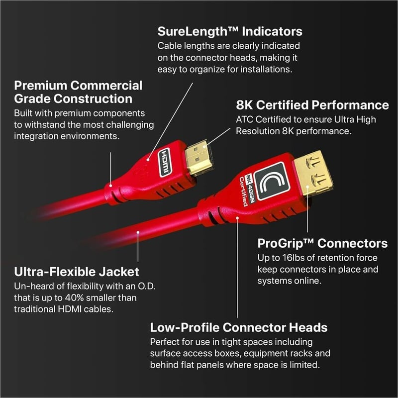 Comprehensive MicroFlex Pro AV/IT HDMI A/V Cable - Thumbnail 2