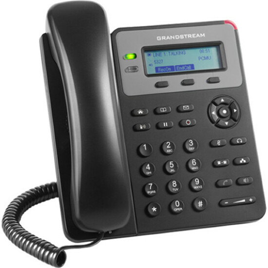 Grandstream GXP-1615 IP Phone - Corded - Wall Mountable - Black - Thumbnail 4