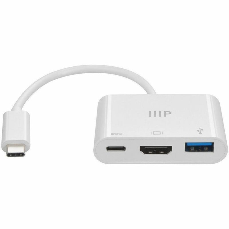 3-IN-1 ADAPTER WITH HDMI, USB 3.0 TYPE-A, AND USB-C OUTPUTS - Thumbnail 3