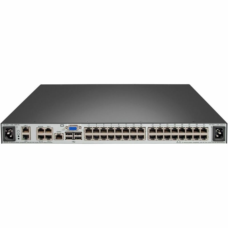 Vertiv Avocent MPU KVM Switch | 32 port | 2 Digital Path | Dual AC Power TAA - Thumbnail 5